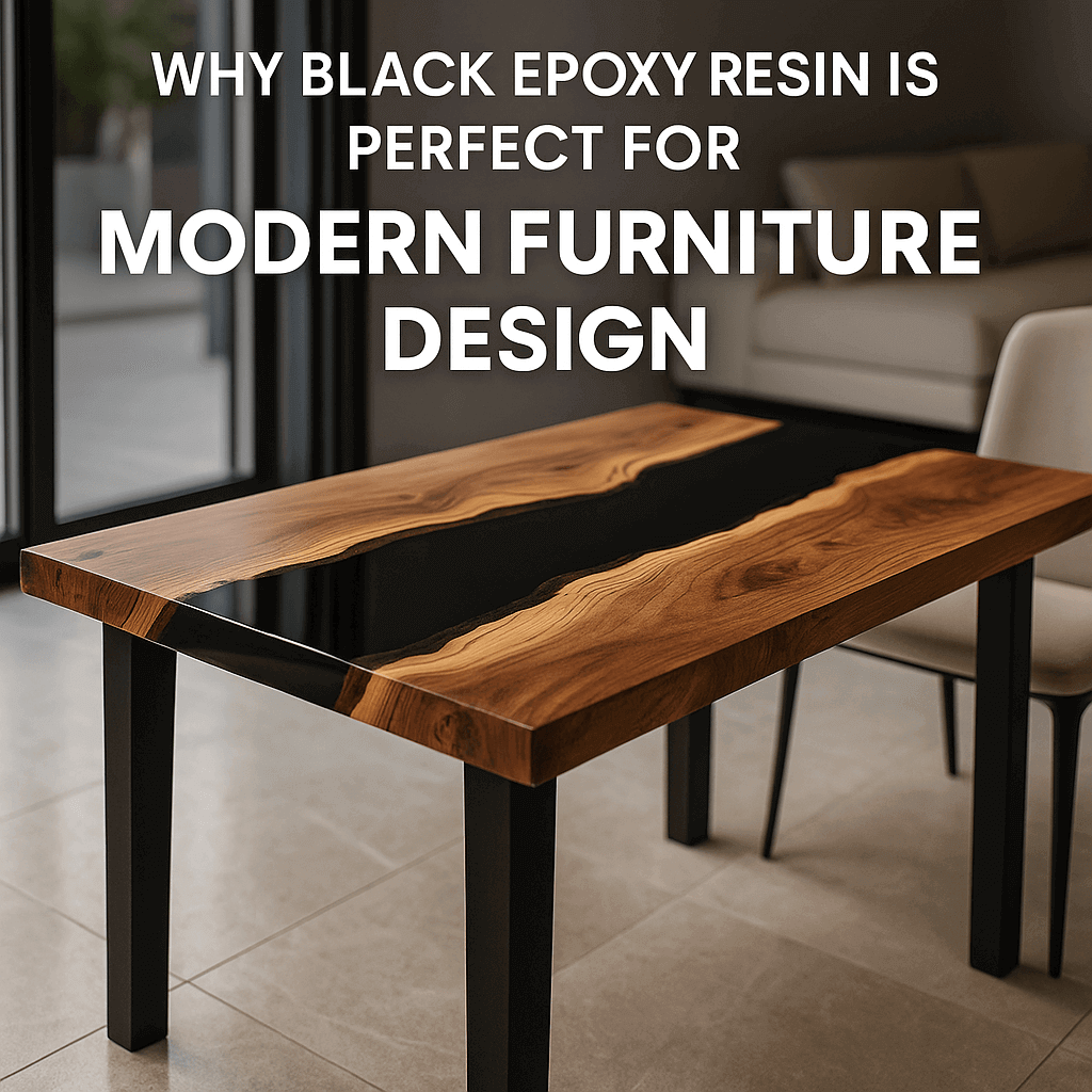 Why Black Epoxy Resin Elevates Modern Furniture Design | Bond Craftor