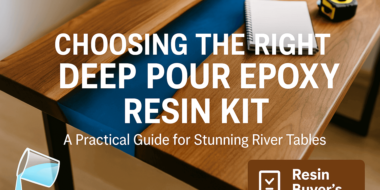 How to Choose the Best Deep Pour Epoxy Resin Kit for River Tables