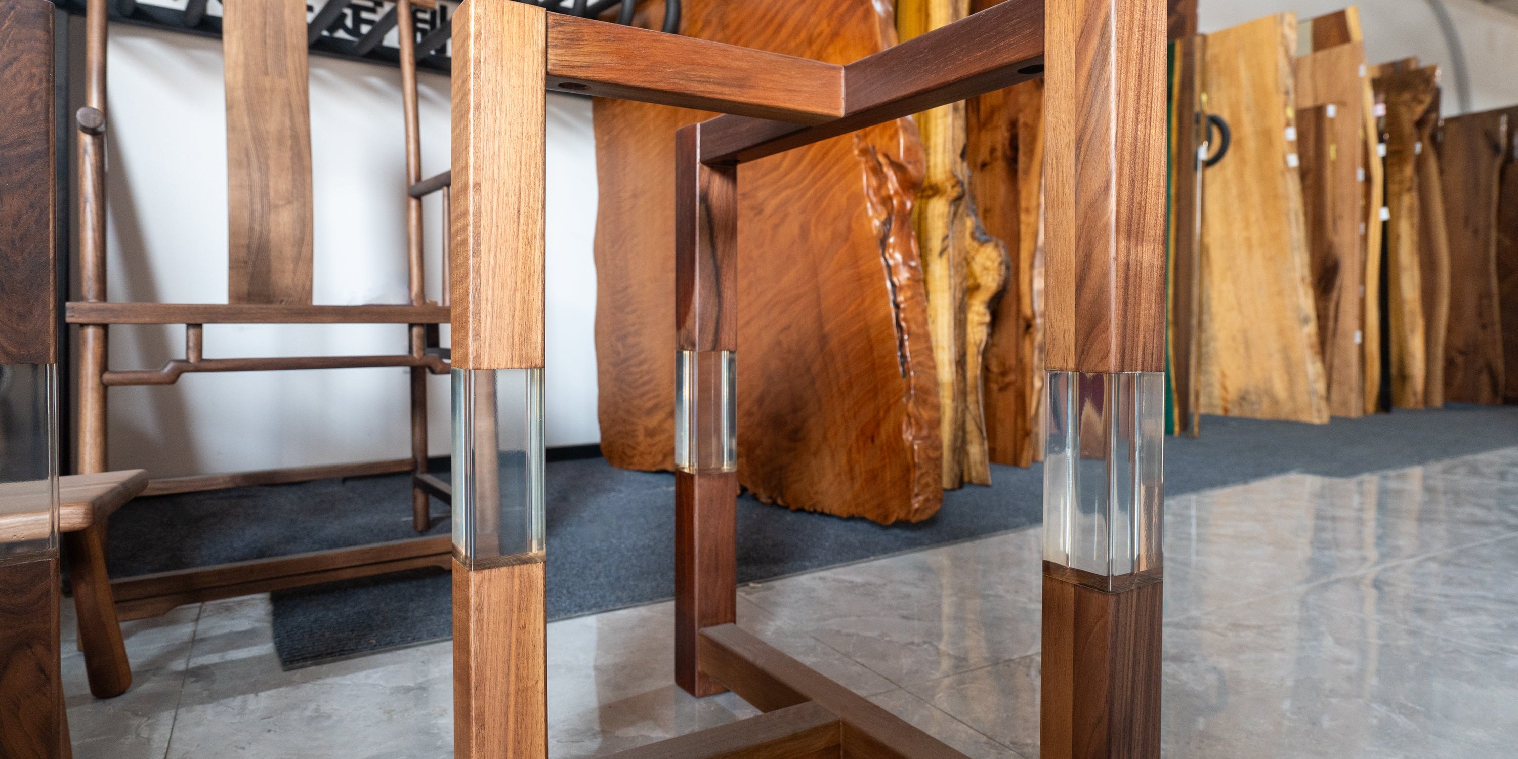 using clear epoxy resin for wood in metal applications and river edge tables