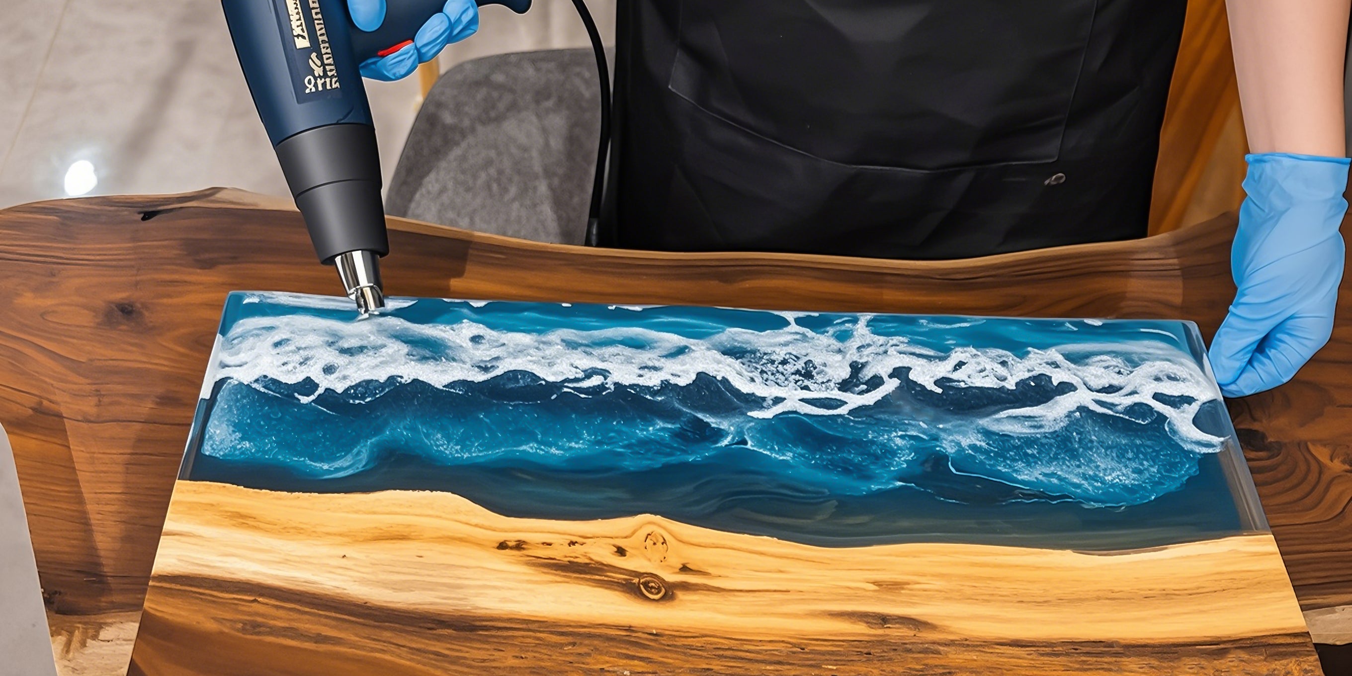 How to Make a River-Style Epoxy Resin Table Top
