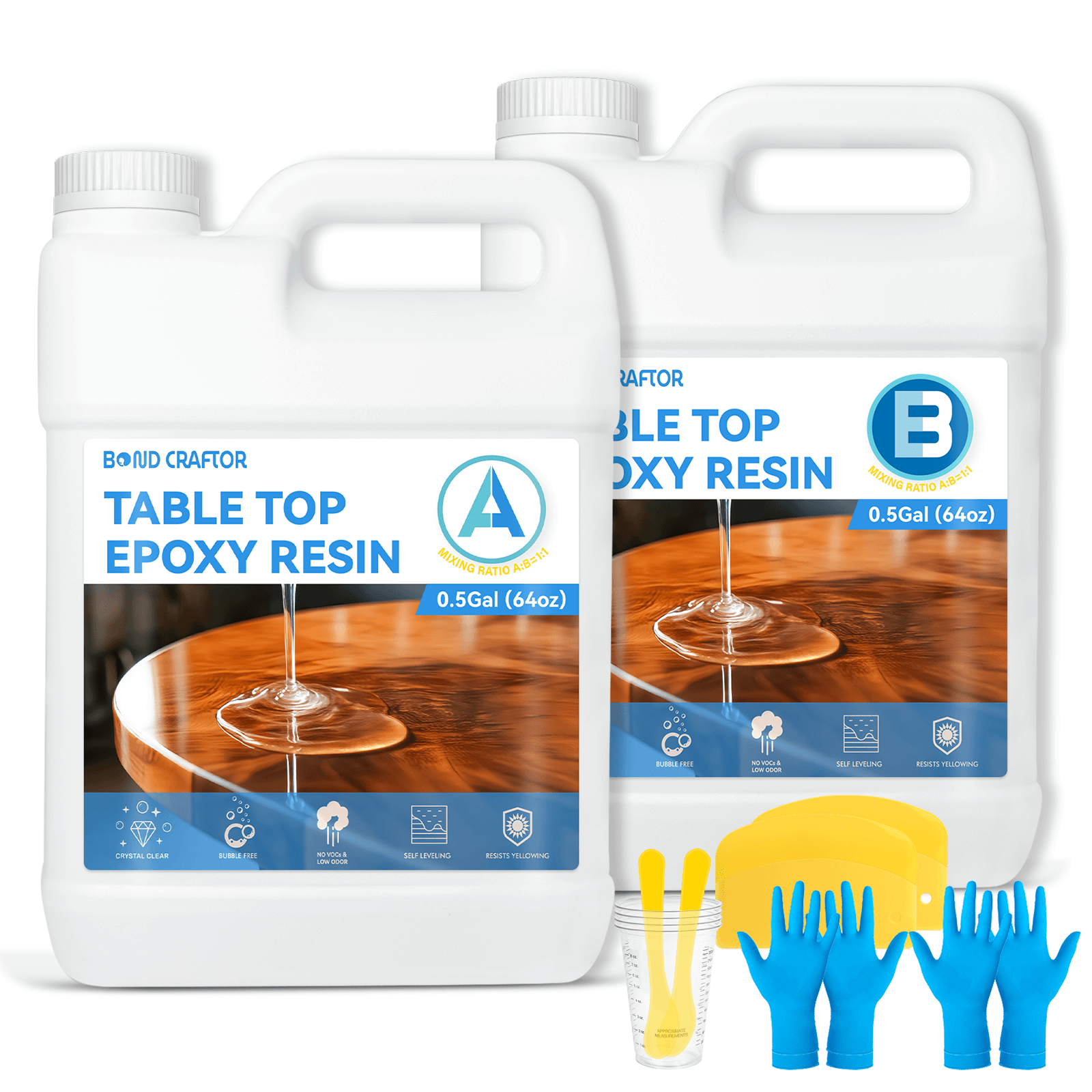 Tabletop Epoxy Resin Kit – 1 Gallon