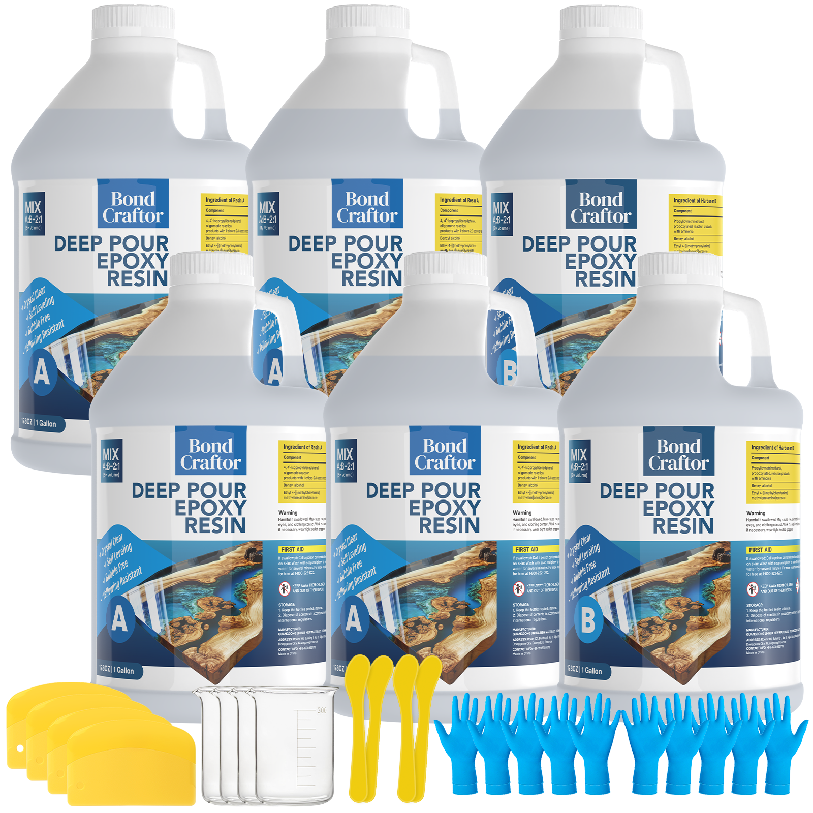 Deep Pour Epoxy Resin Kit – 4 Inch Casting