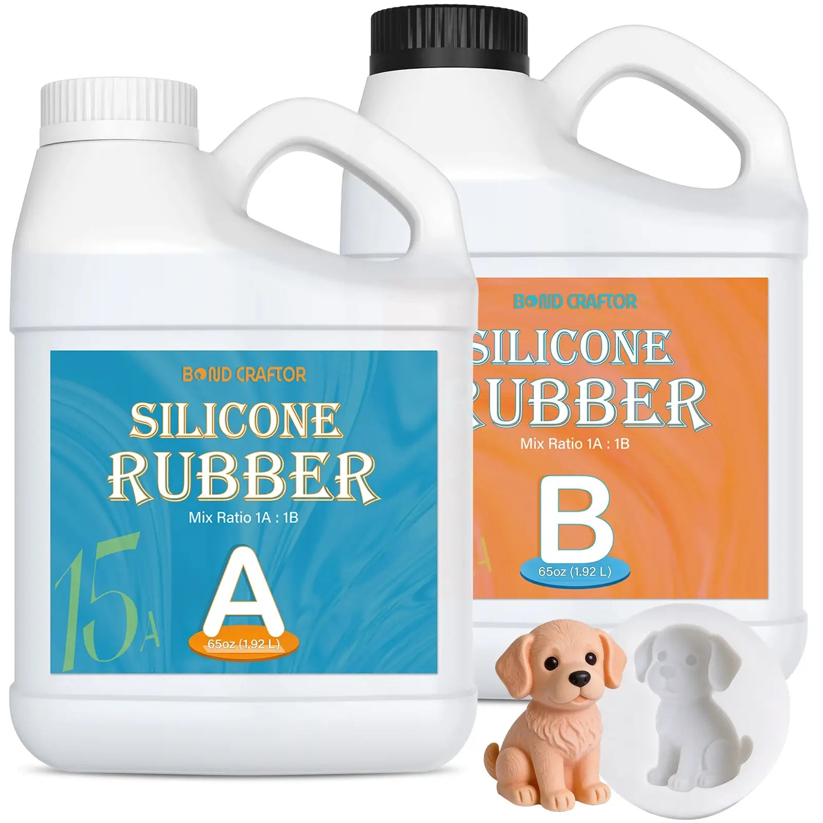 15A Liquid Silicone Rubber for Mold Making kit | 2 Part Platinum Silicone