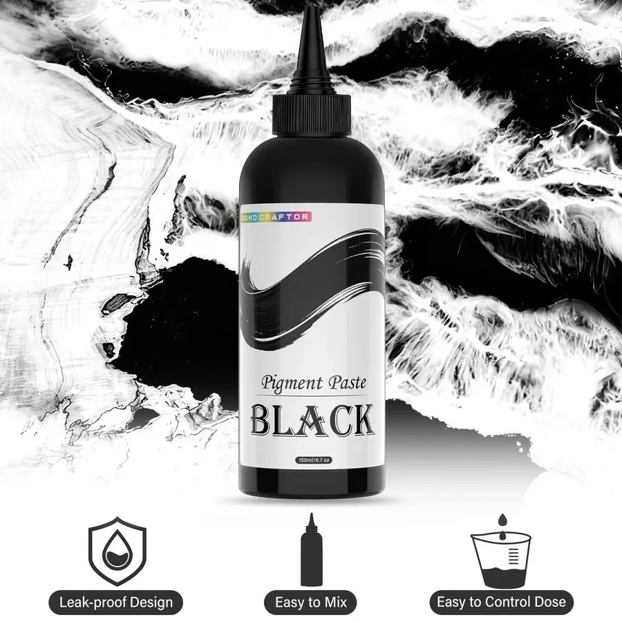 Black Epoxy Pigment Paste, 150ml
