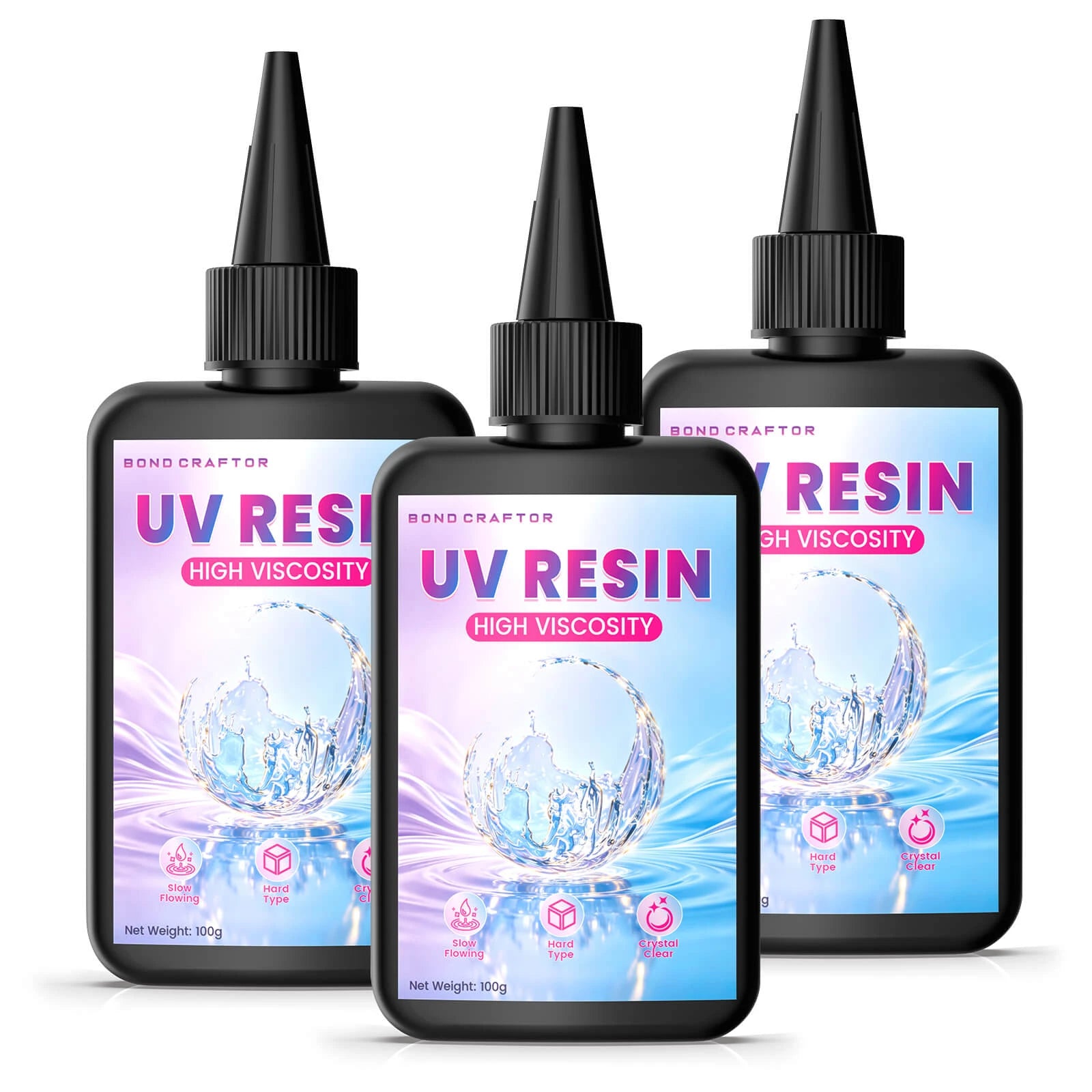 High Viscosity UV Resin | UV Cure Resin 300g for Jewellery Making