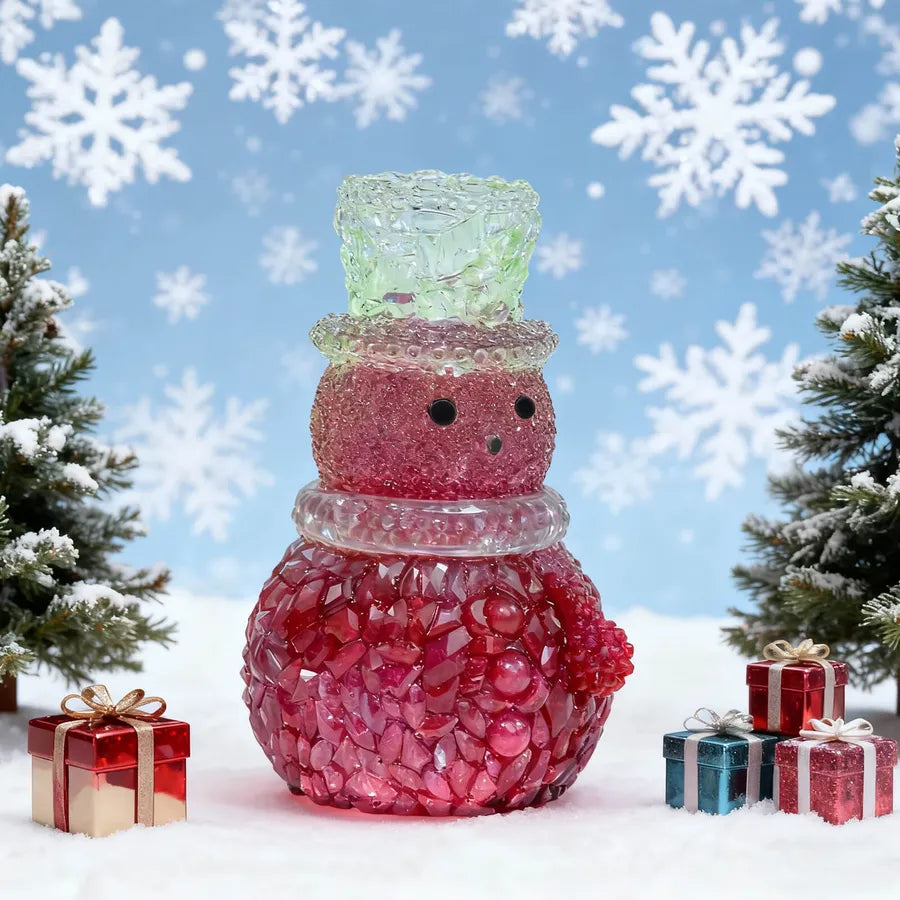 Snowman Silicone Mold for Resin | DIY Crystal Casting Mold