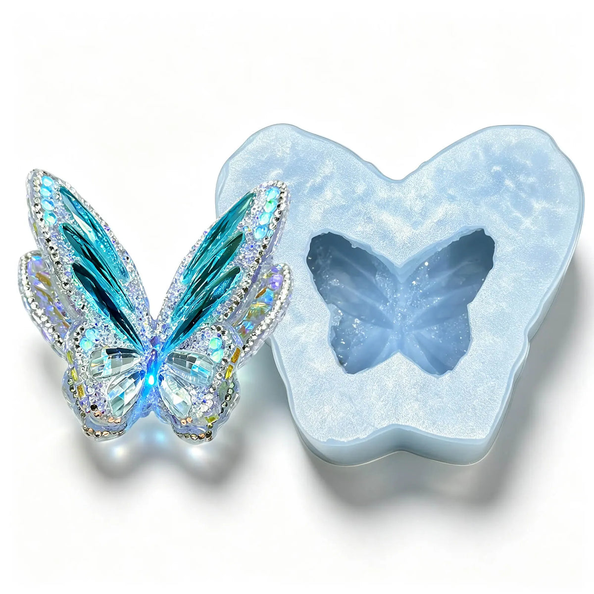 double-layer-butterfly-silicone-resin-mold-with-finished-butterfly