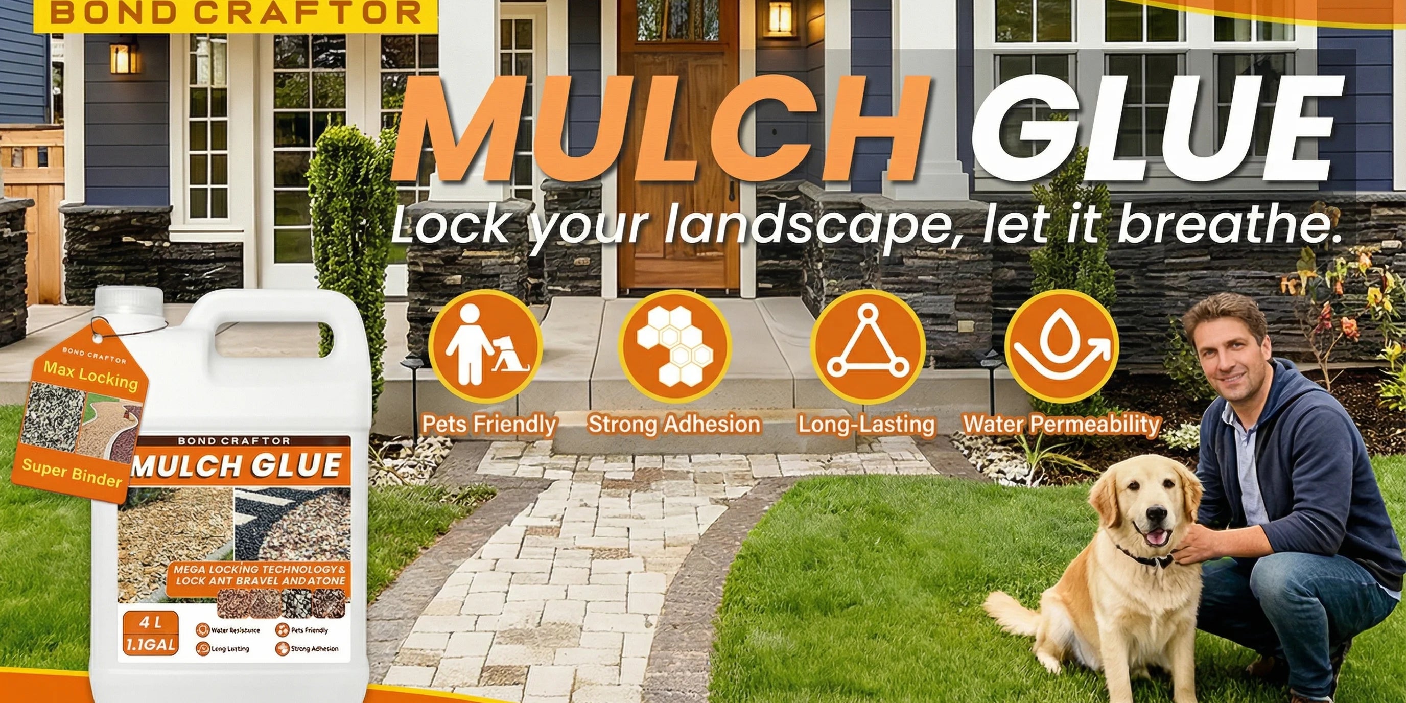 Mulch glue a plus 1