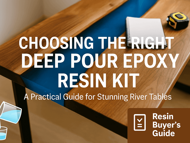 Deep Pour Epoxy Resin Guide (2026): Thick Pours & River Tables