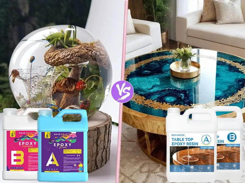 Table Top Epoxy Resin Vs. Craft Epoxy Resin: What are The Differences?