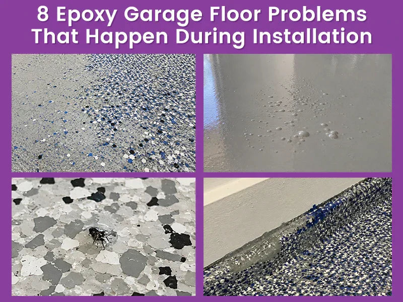 8 Epoxy Garage Floor Problems That Happen During Installation