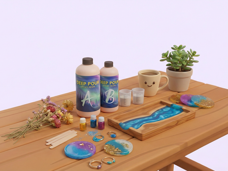 A Beginner’s Guide to Creating Epoxy Resin Projects at Home