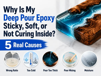 Why Is My Deep Pour Epoxy Sticky, Soft, or Not Curing Inside? 5 Real Causes