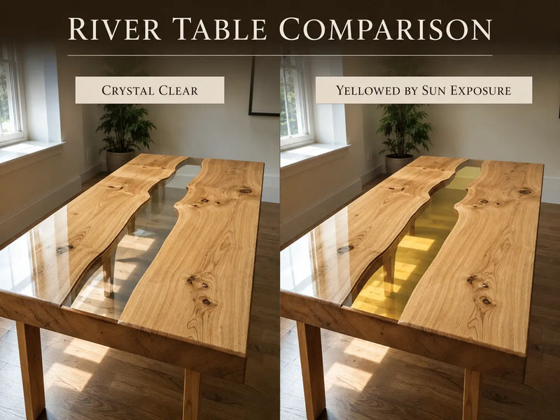 Do Epoxy Resin Tables Yellow Over Time? Yes — Here's What Causes It