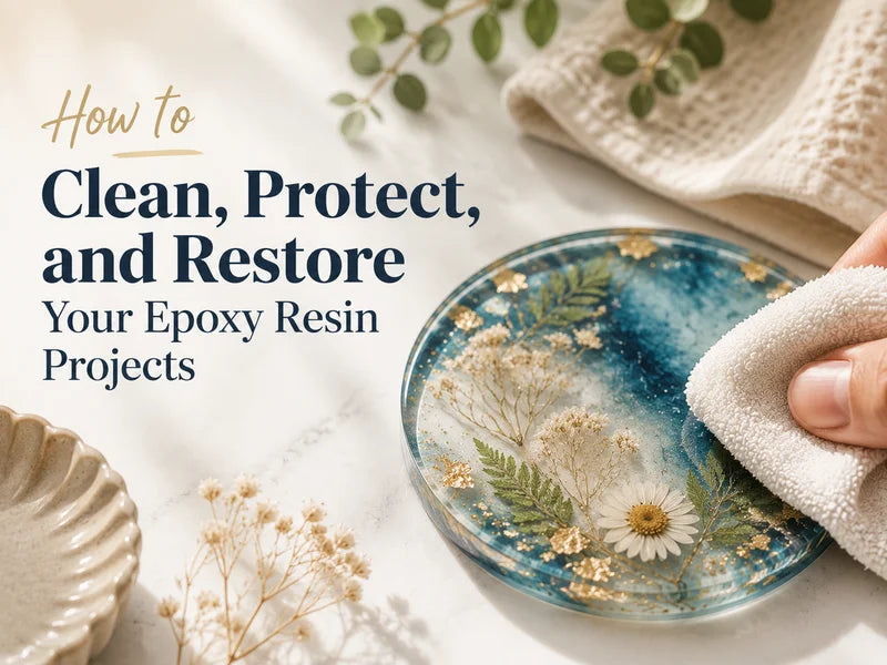 How to Clean, Protect, and Restore Your Epoxy Resin Projects