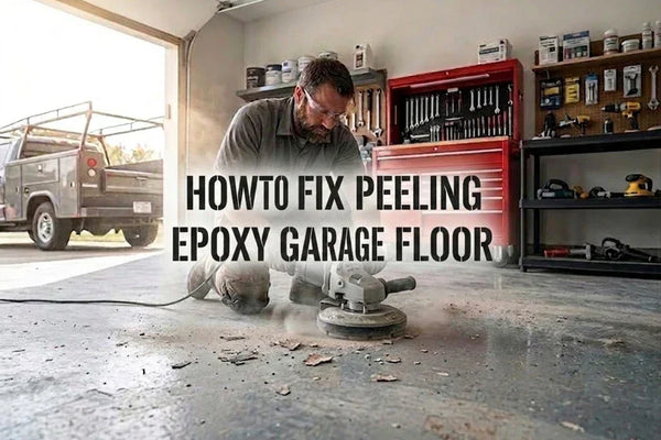 How to Fix Peeling Epoxy Garage Floor: Diagnose the Cause First, Then Fix It Right