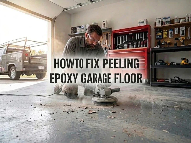 How to Fix Peeling Epoxy Garage Floor: Diagnose the Cause First, Then Fix It Right