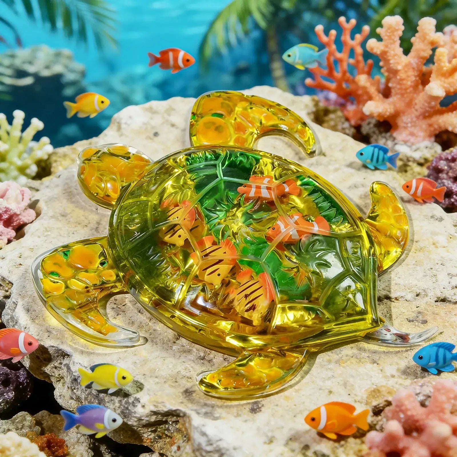 large sea turtle silicone mold