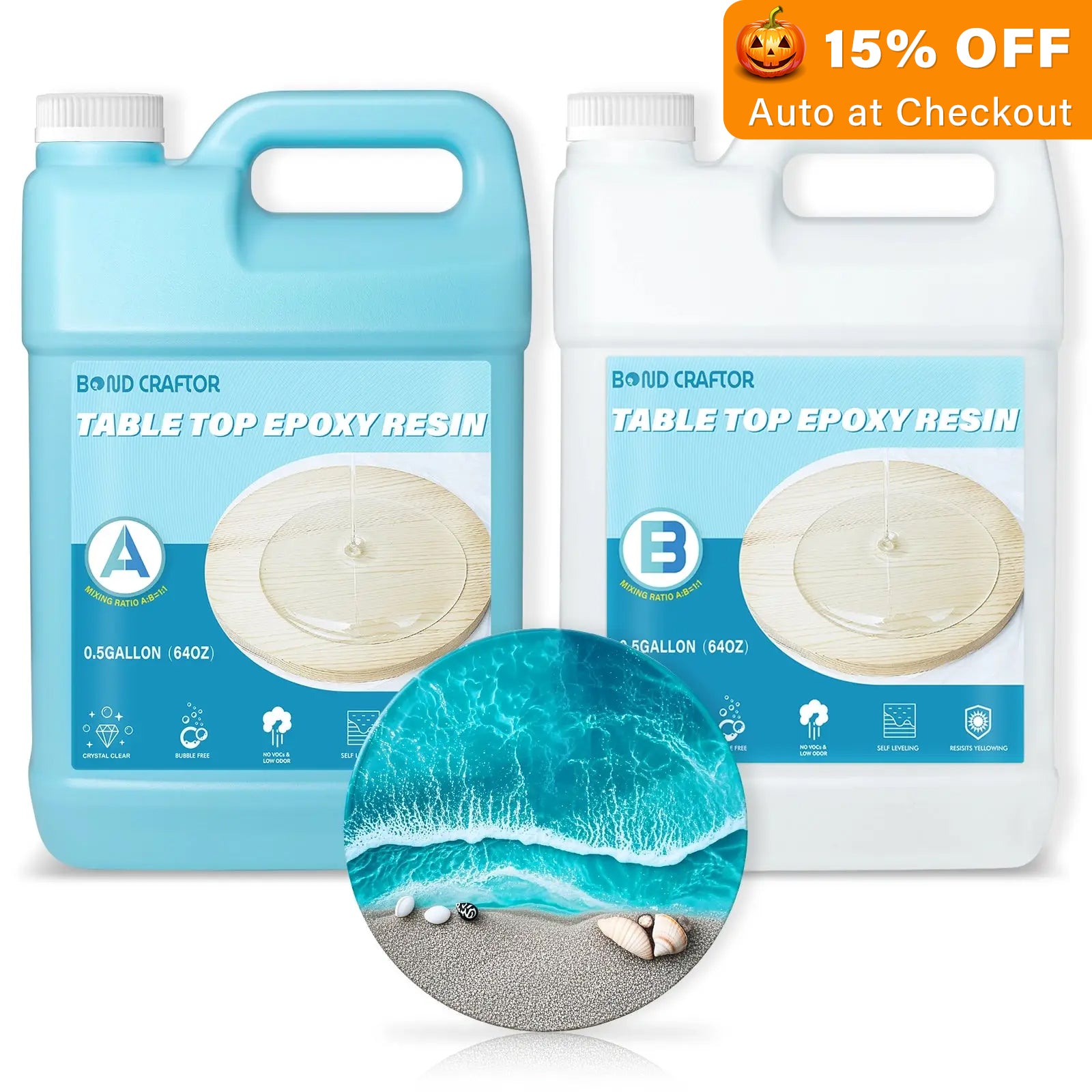 Table Top Epoxy Resin Kit – 1 Gallon