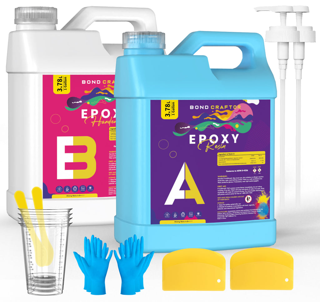Epoxy Resins Crafting Kit - Crystal Clear, Bubble-Free | Resin Arts ...