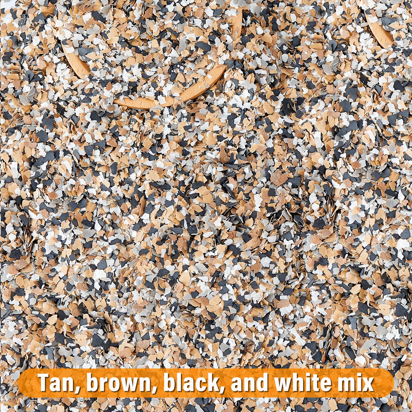 Epoxy Floor Flakes – 1/4" Decorative Chips (40 lbs Bag)