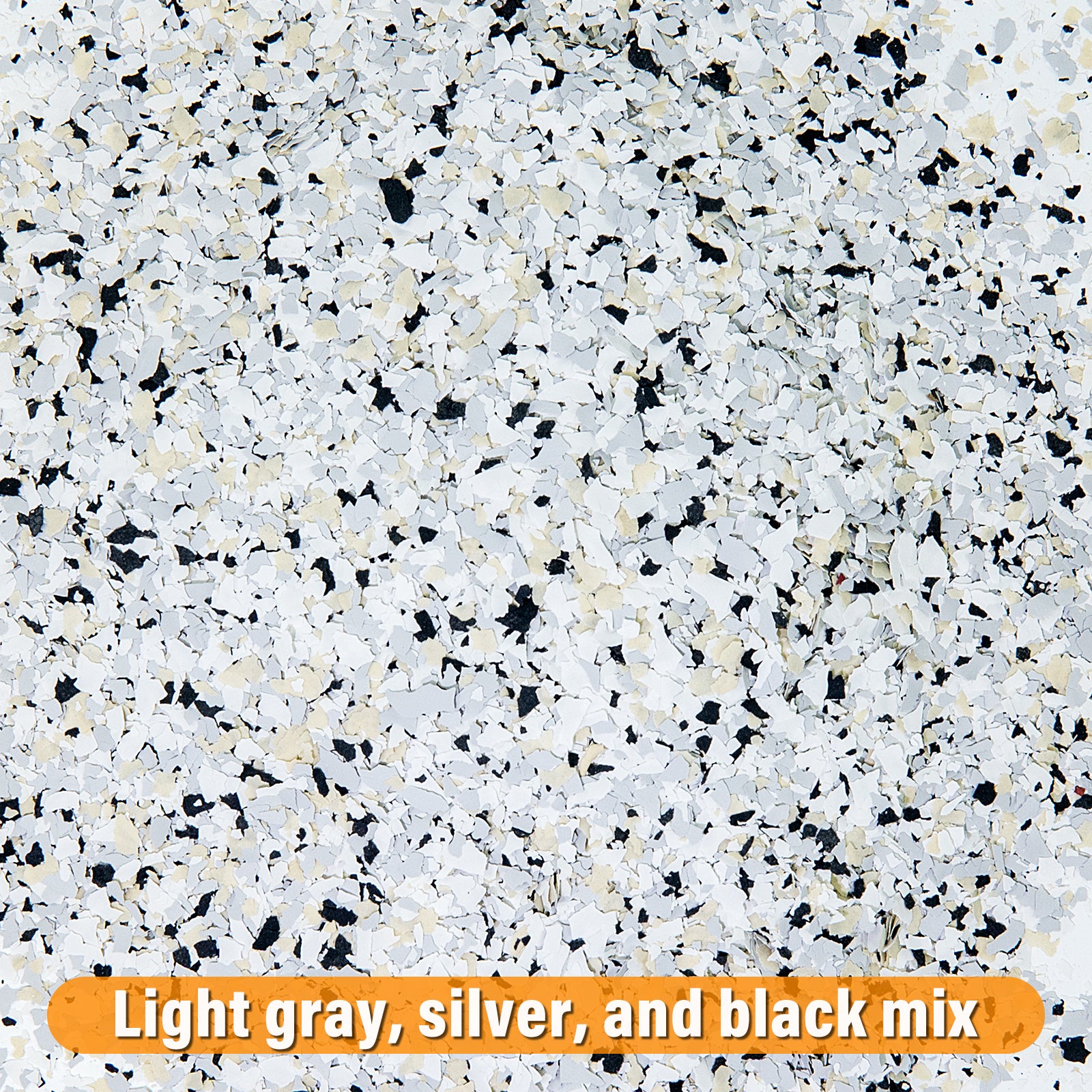 Frost Gray Epoxy Flakes