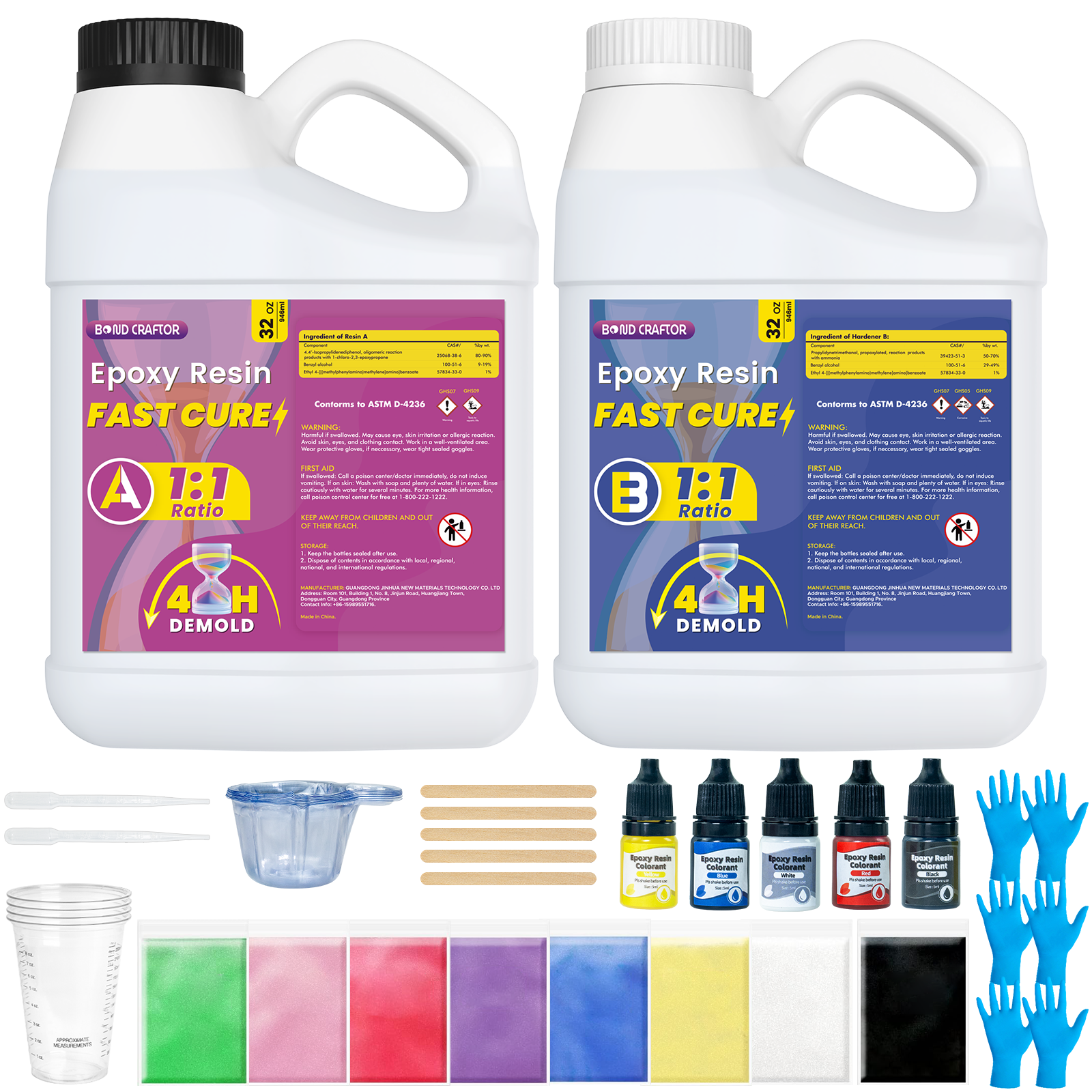 Fast Cure Epoxy Resin (64 oz) – 4H Demold