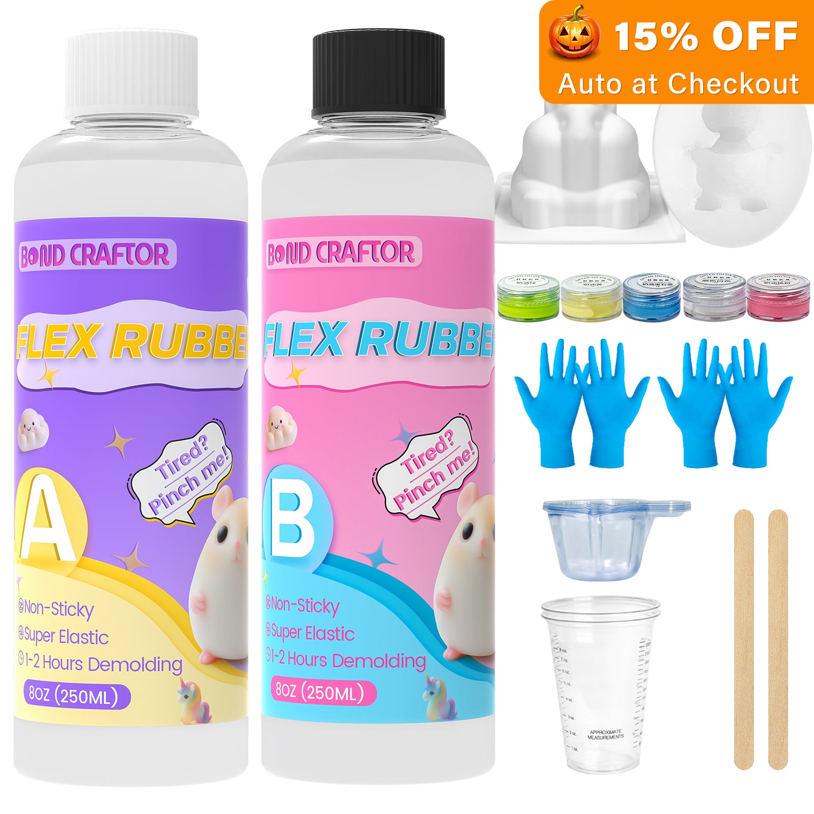 Taba Squishy Kit – Liquid Silicone for DIY Toys (16oz)