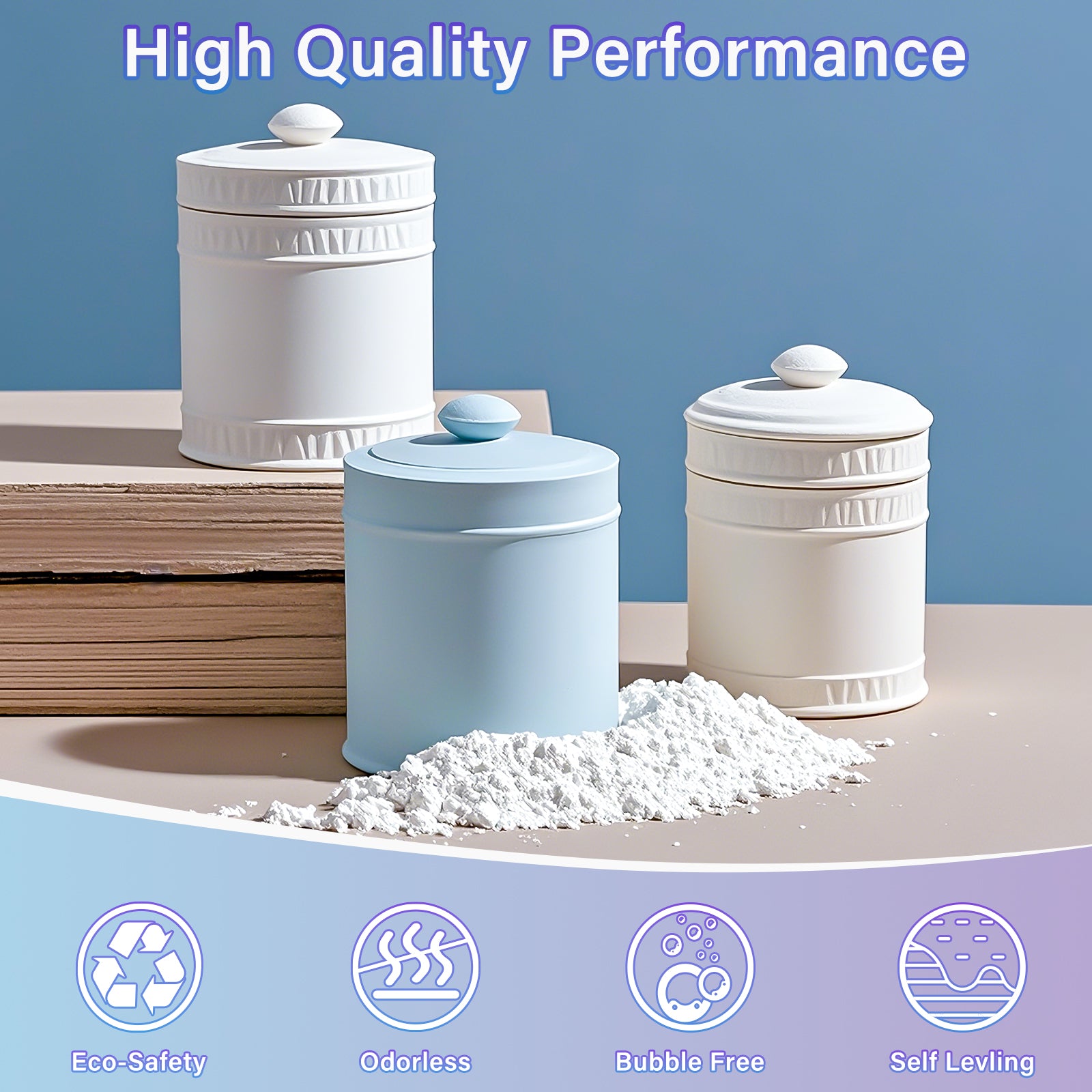 Casting Powder – Fast-Curing Ultra-White Plaster Kit (1 kg)