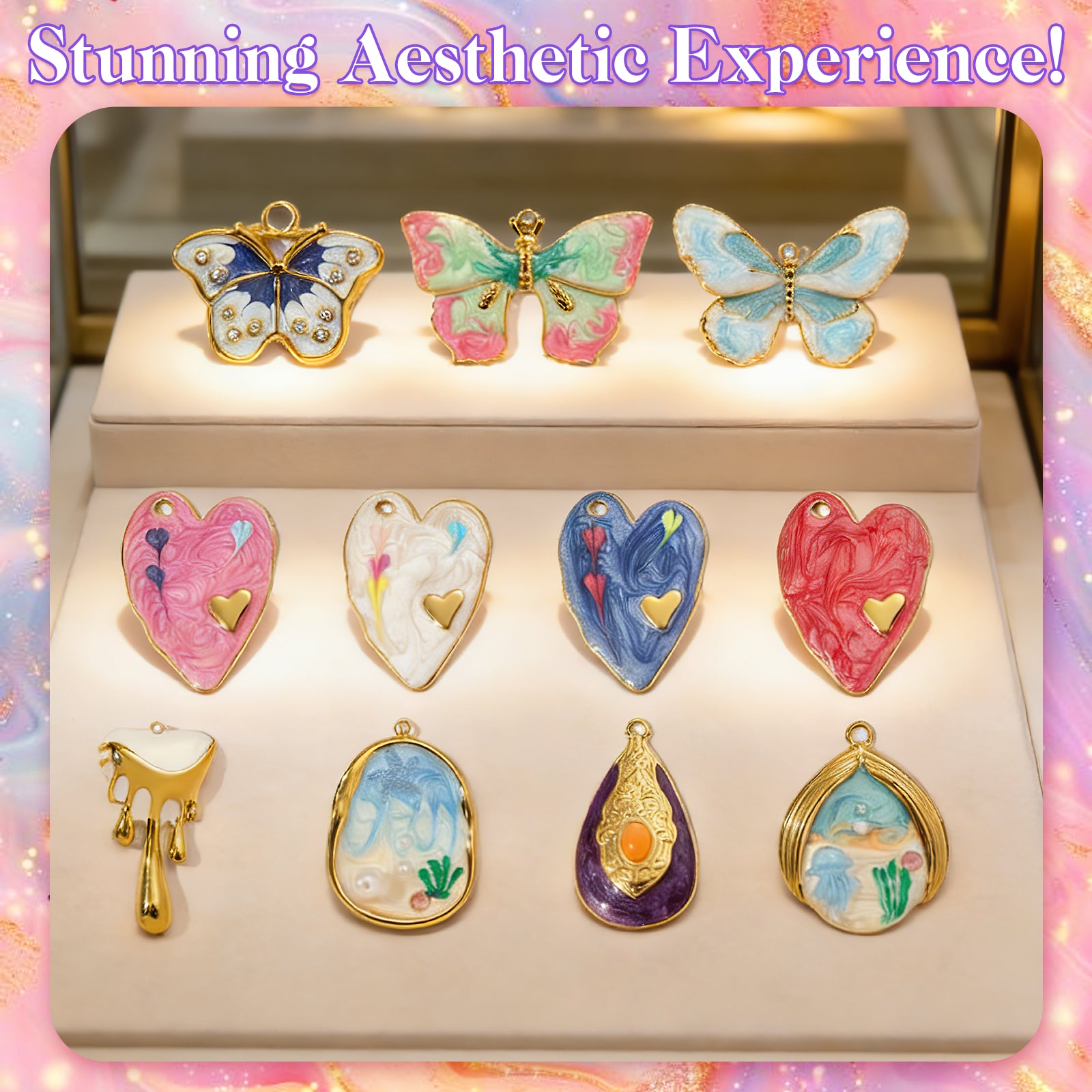 Pearlescent UV Resin Kit - 30g×12 Colors