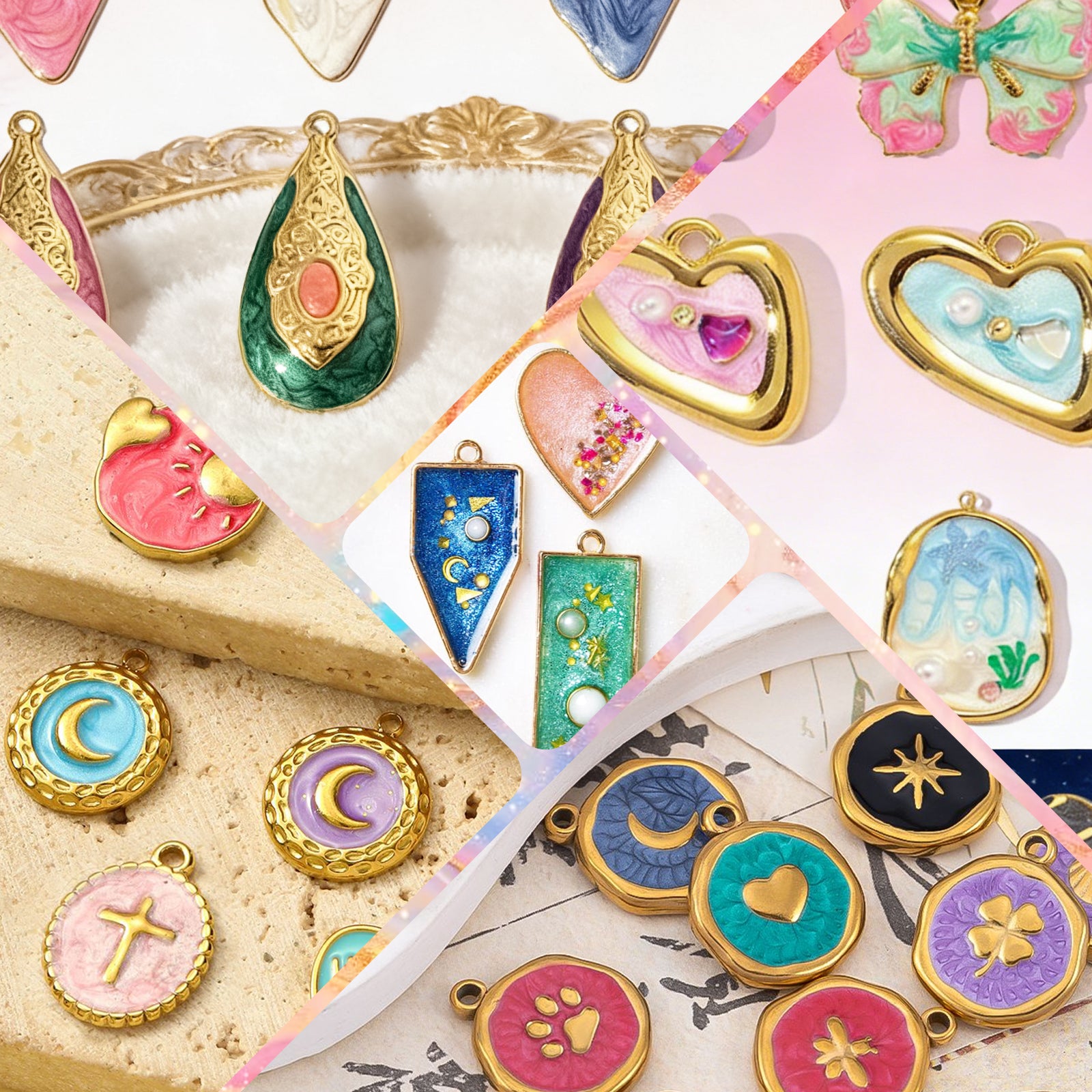 Pearlescent UV Resin Kit - 30g×12 Colors