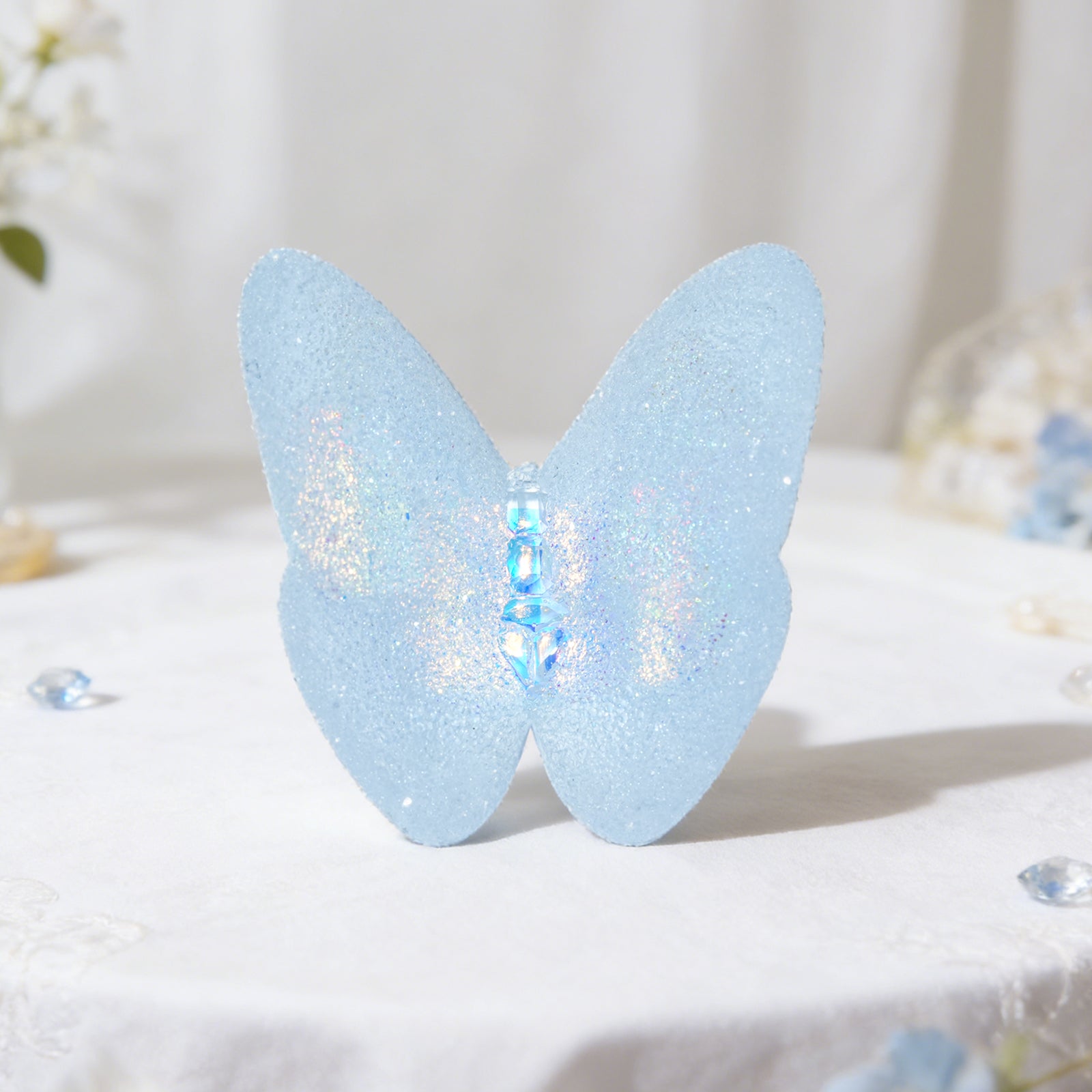 【Pre-Order | Ships in 7–14 Days】Diamond Faceted Silicone Molds for Epoxy Resin – Little Butterfly