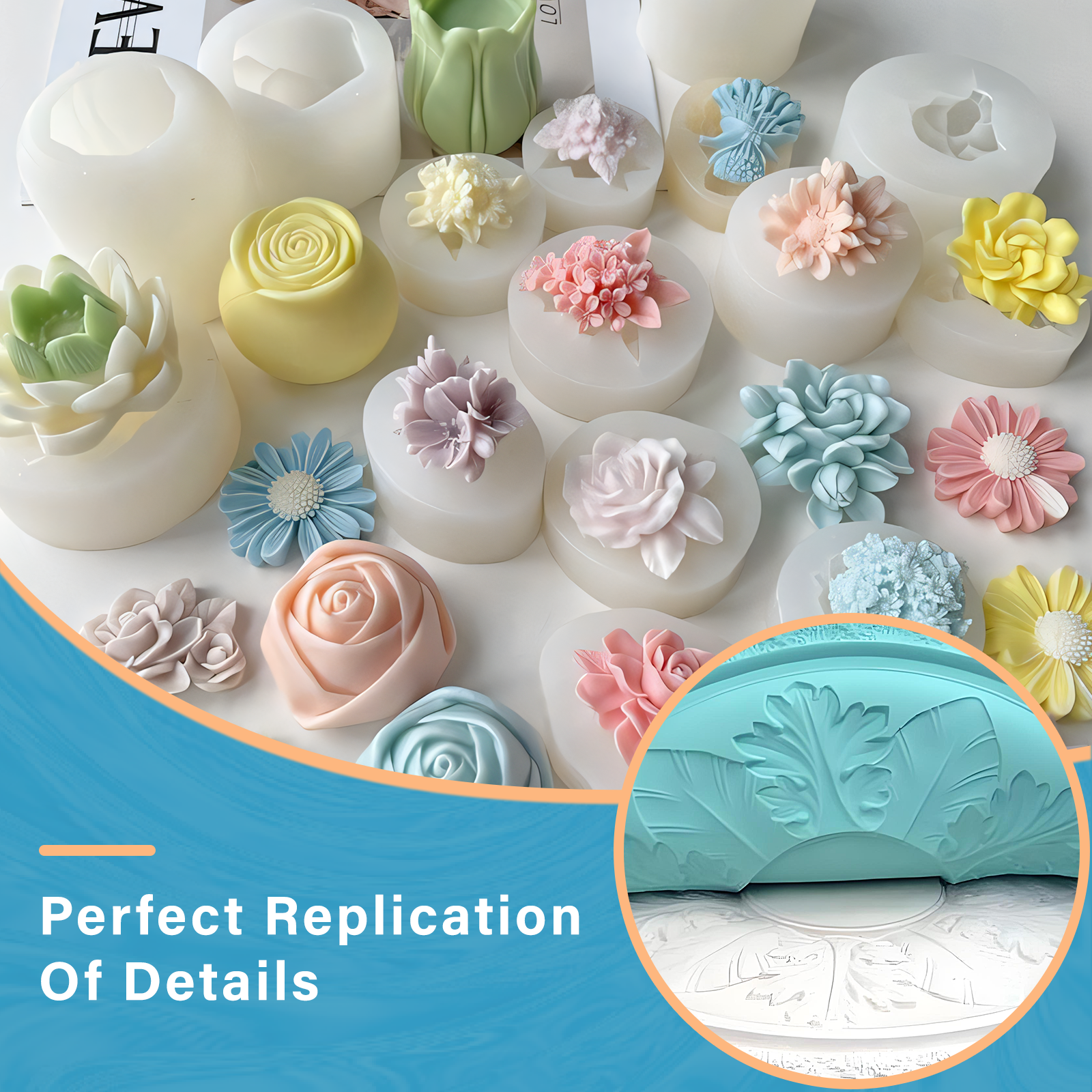 16oz Platinum Silicone Rubber - Fast-Curing 15A Mold Making and Casting Material for DiY Projects & Resin Crafts