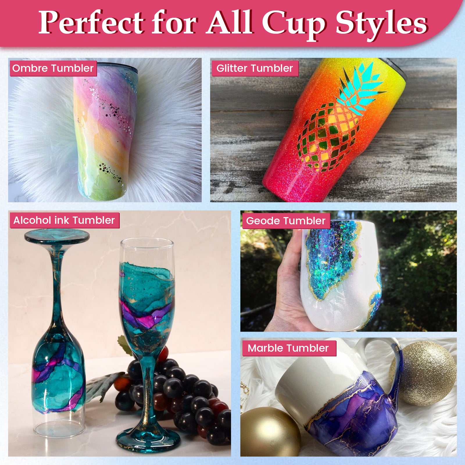 Tumbler Coating Epoxy Resin Kit (32oz)