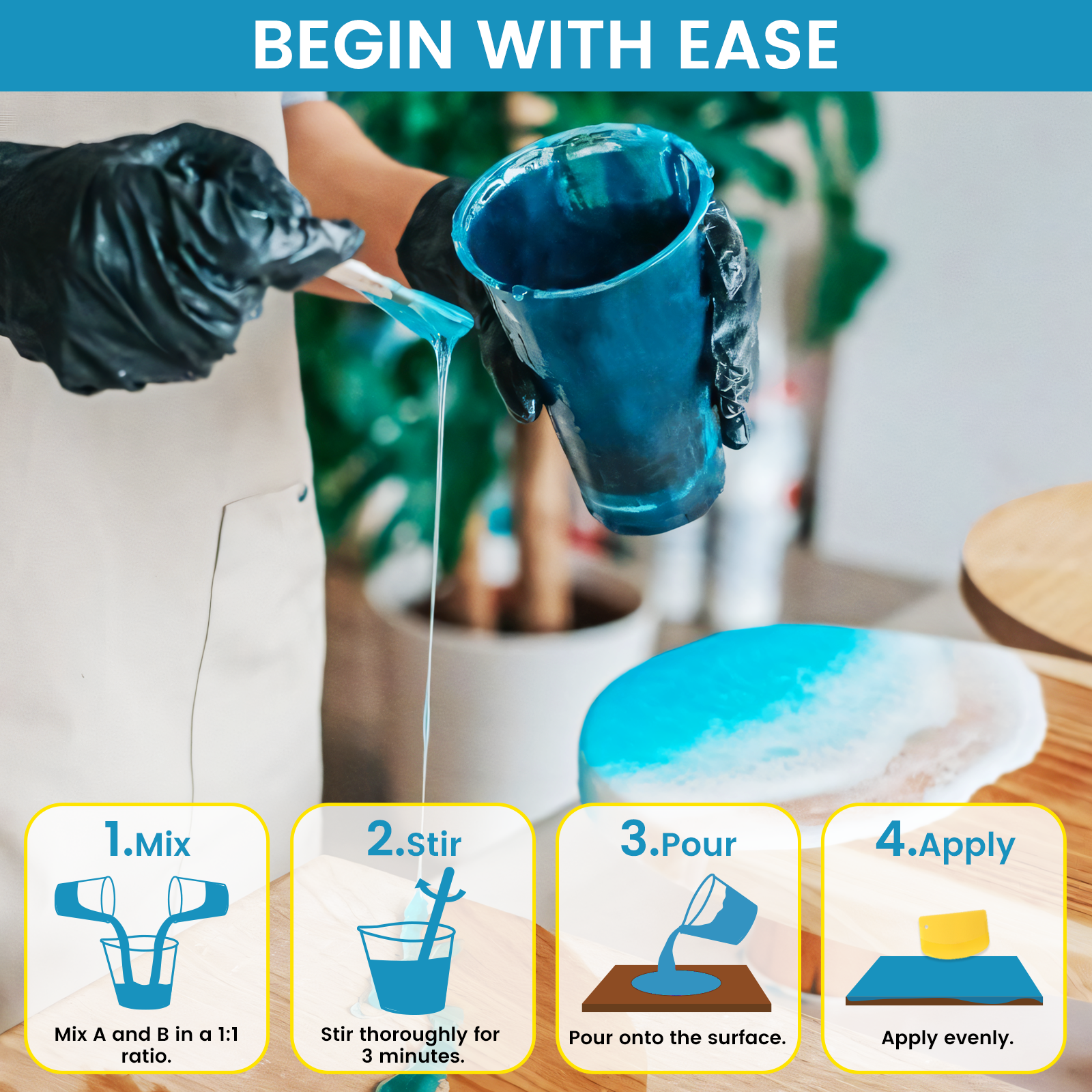Table Top Epoxy Resin Kit