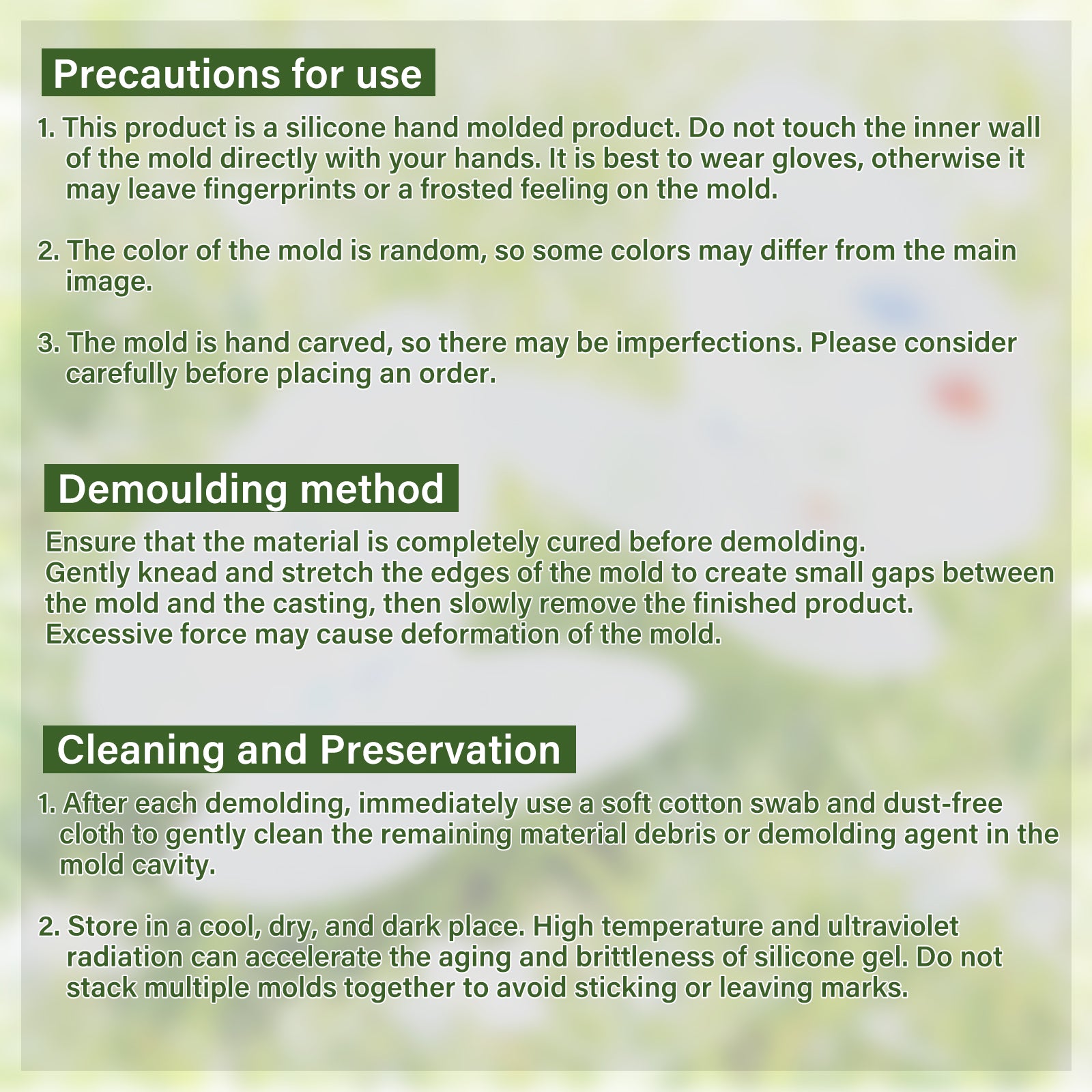 【Pre-Order | Ships in 7–14 Days】Diamond Faceted Silicone Molds for Epoxy Resin – Little Butterfly