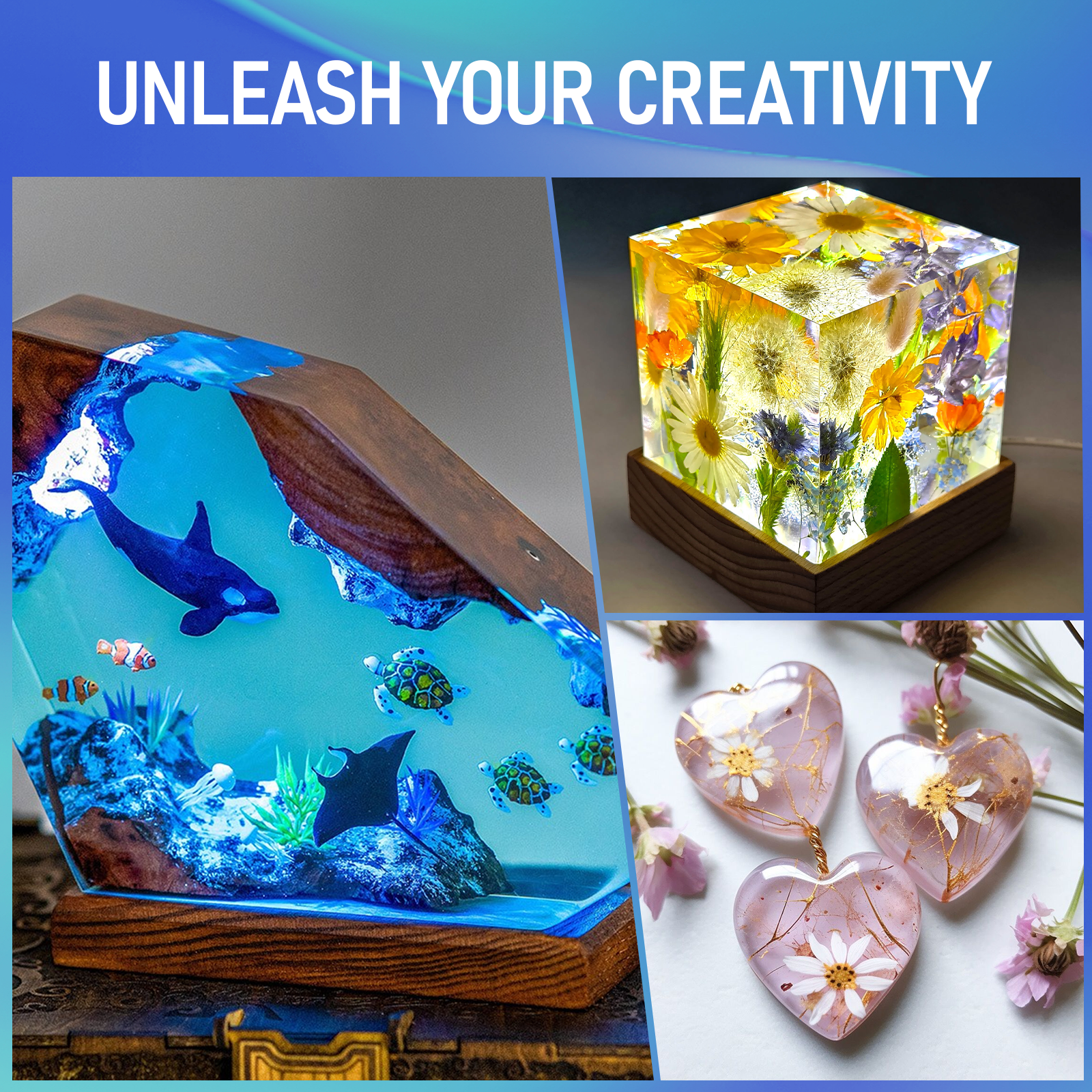 3 Gallon Deep Pour Epoxy Resin Kit – 4 Inch Pour Depths