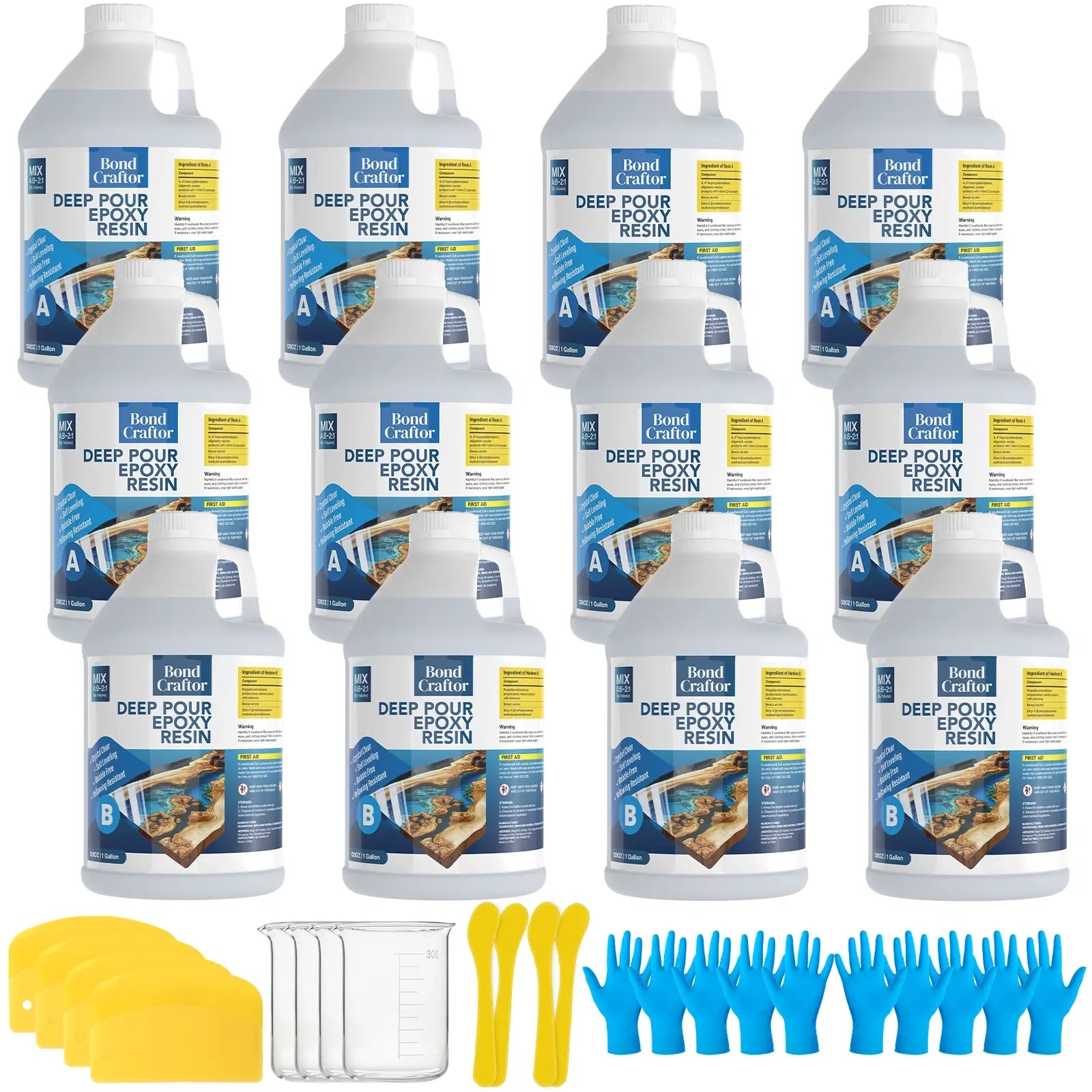 Deep Pour Epoxy Resin Kit – 4 Inch Casting