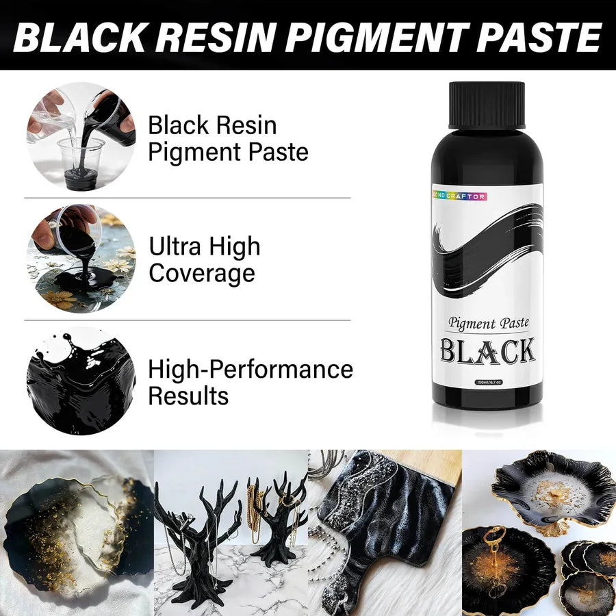 Black Epoxy Pigment Paste, 150ml