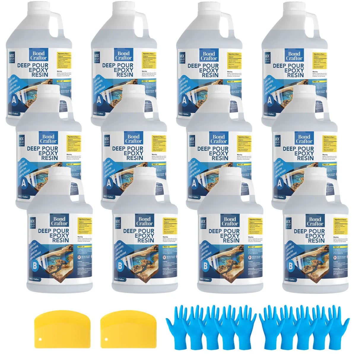 Deep Pour Epoxy Resin Kit - Up to 4 Inch for River Tables, Casting & Resin Art
