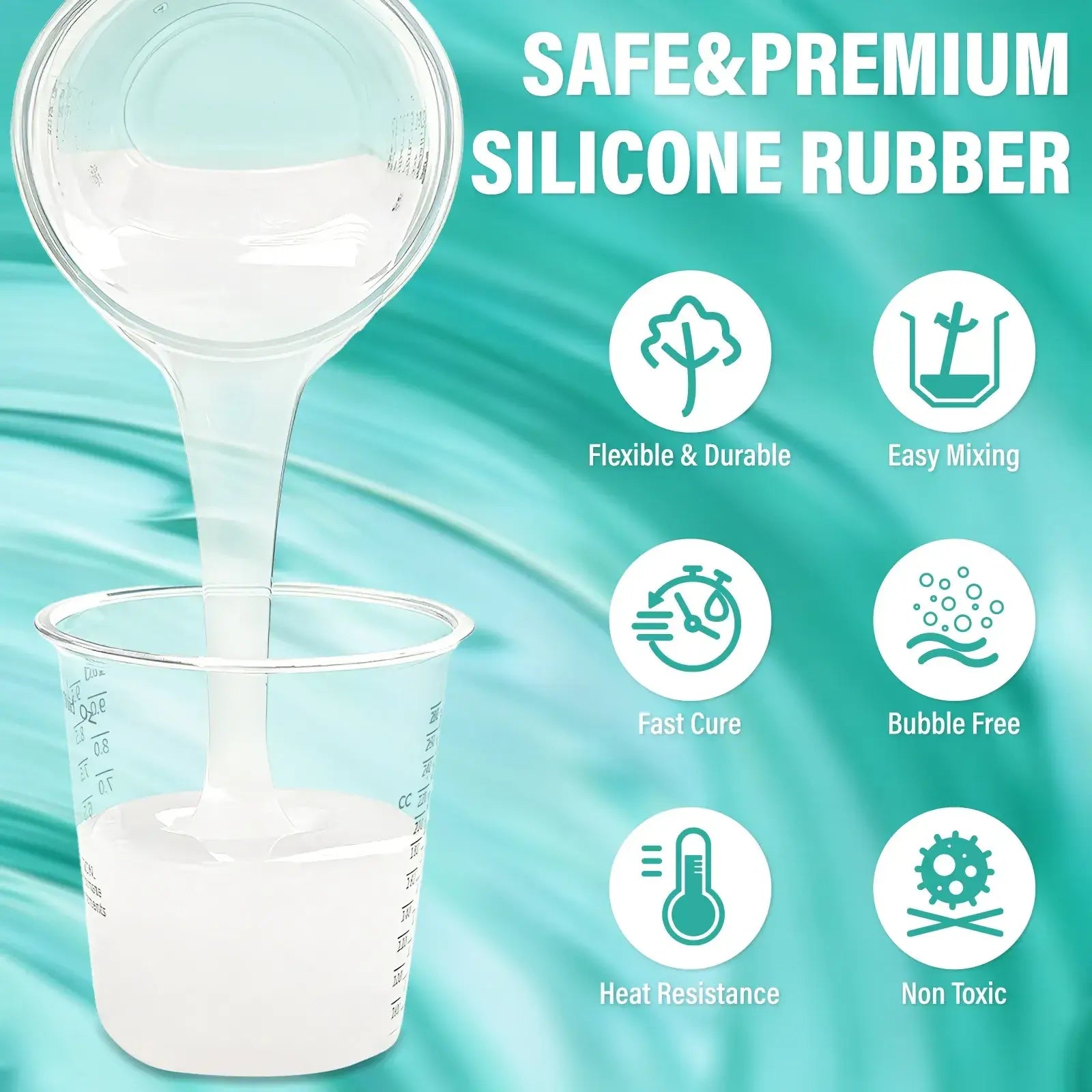 Liquid silicone rubber for mold making food grade