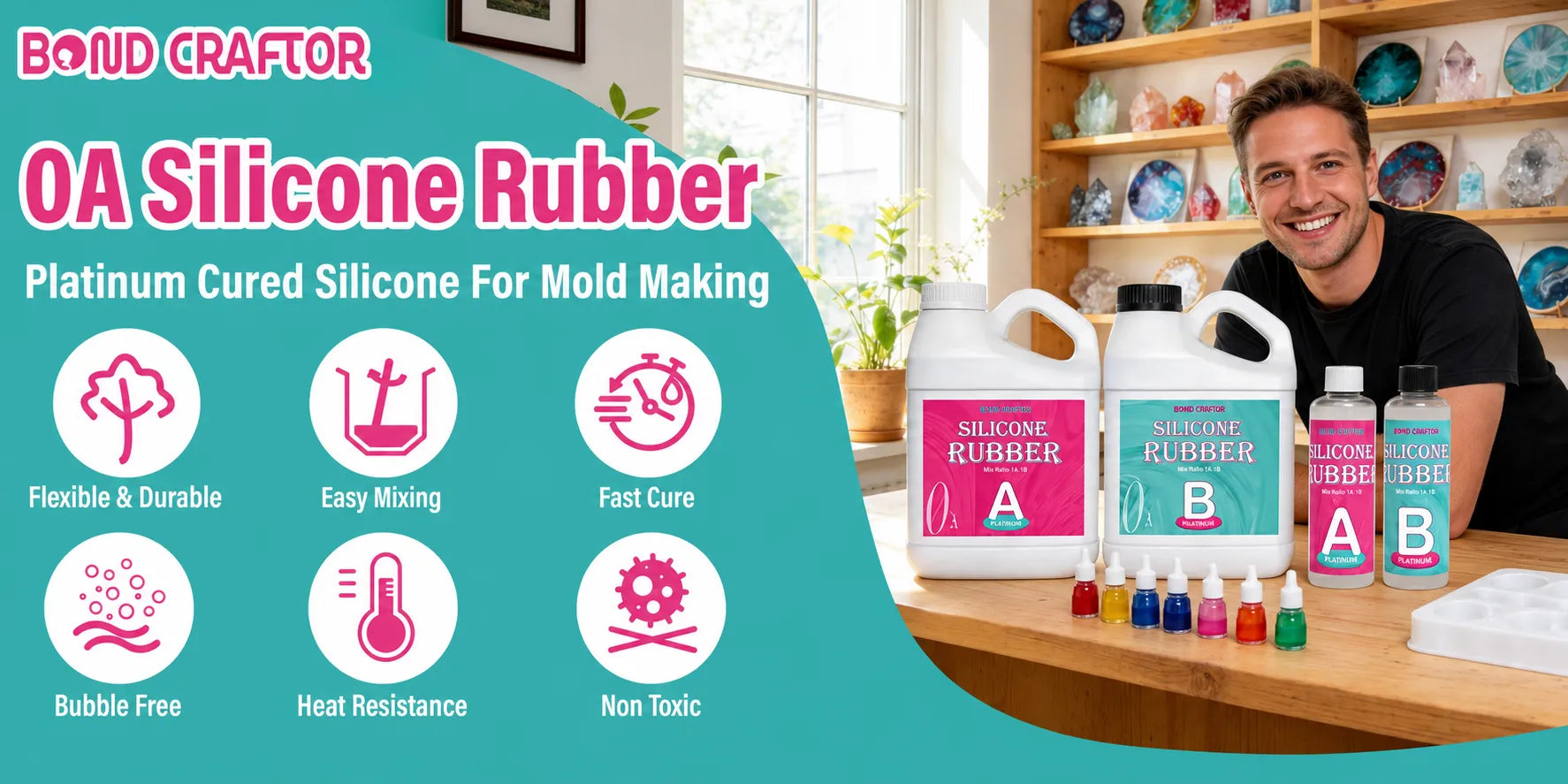 Oa liquid silicone rubber pc 6