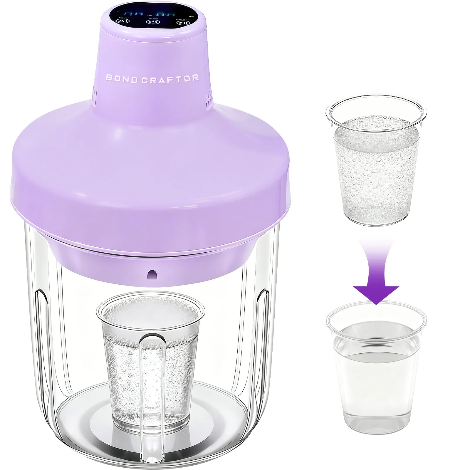 3.4L Resin Bubble Remover - 98 KPa Vacuum Pressure Vacuum Machine