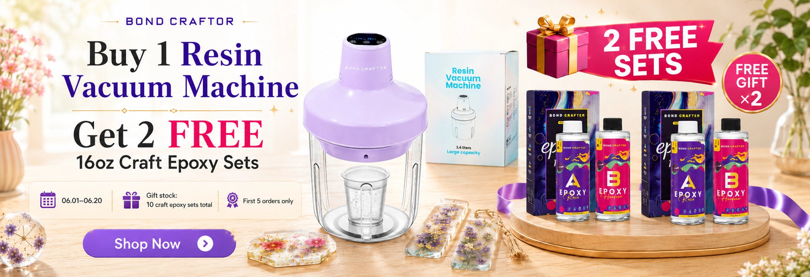 Resin bubble remover banner pc 26 6 1
