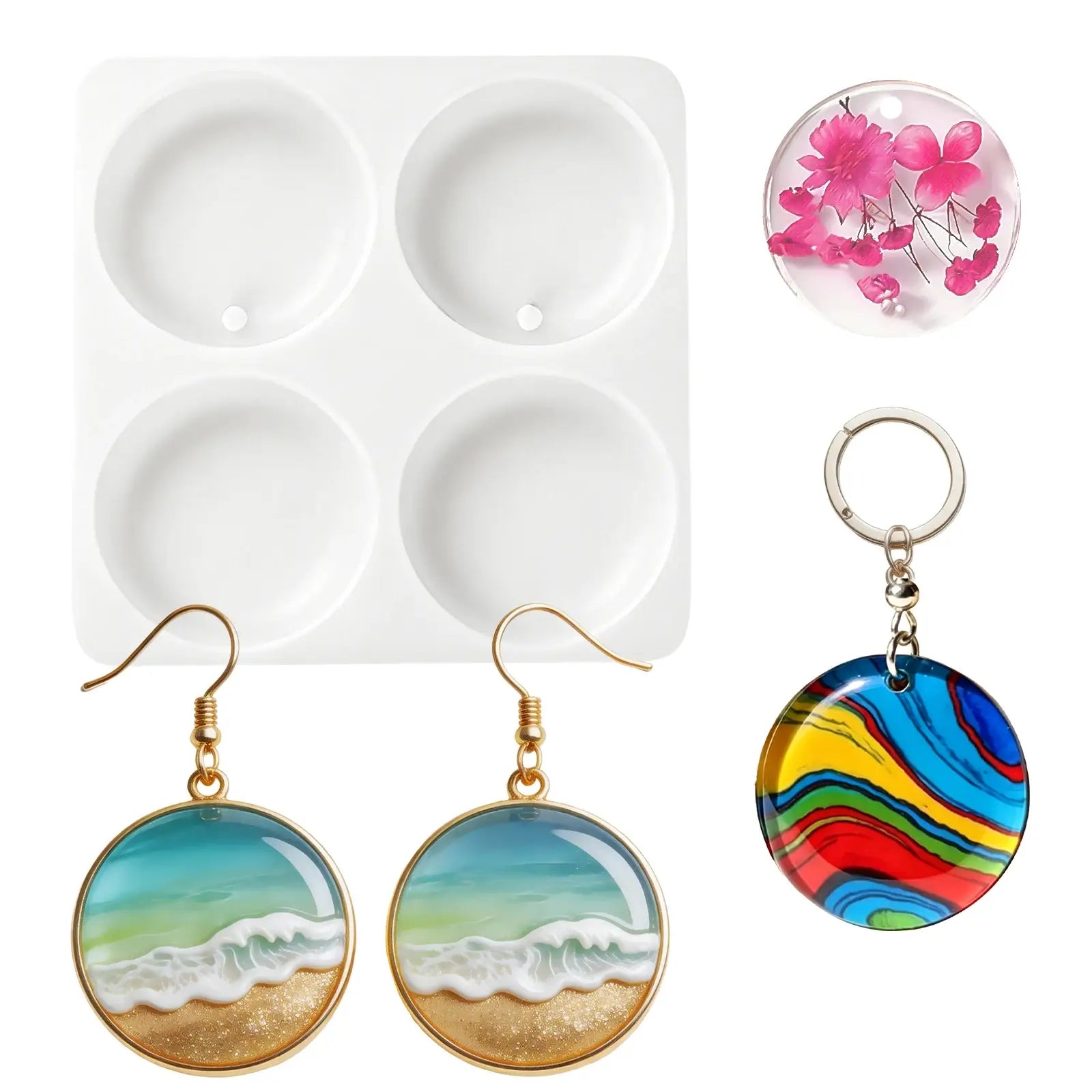 silicone keychain molds for resin