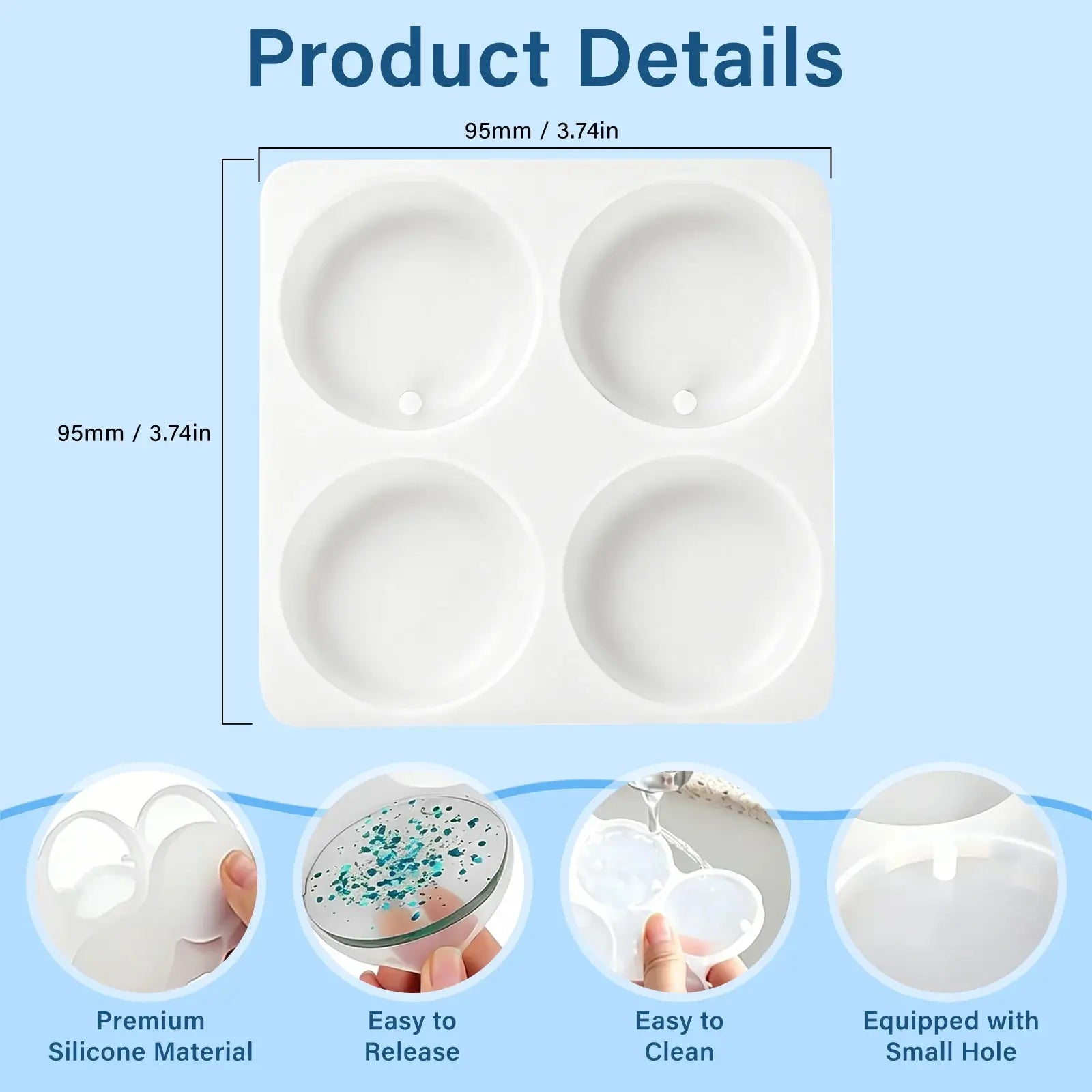 silicone mould diy resin casting keychain mold