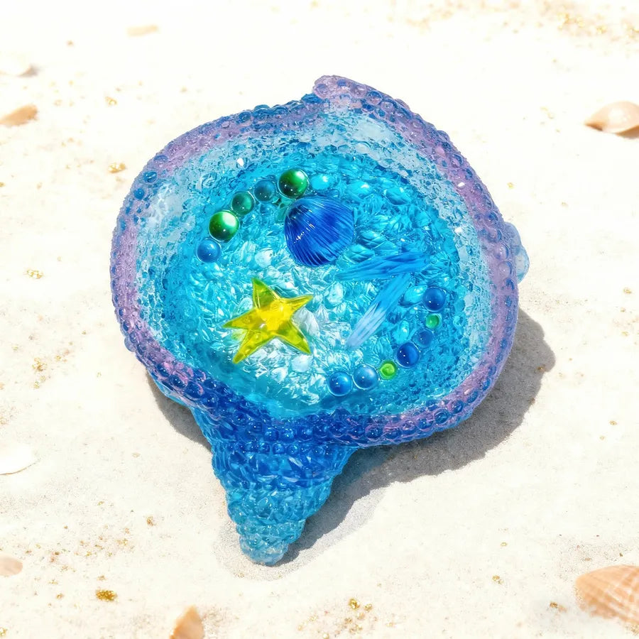 Conch Tray Silicone Resin Mold | Ocean Theme Conch & Starfish Epoxy Mold