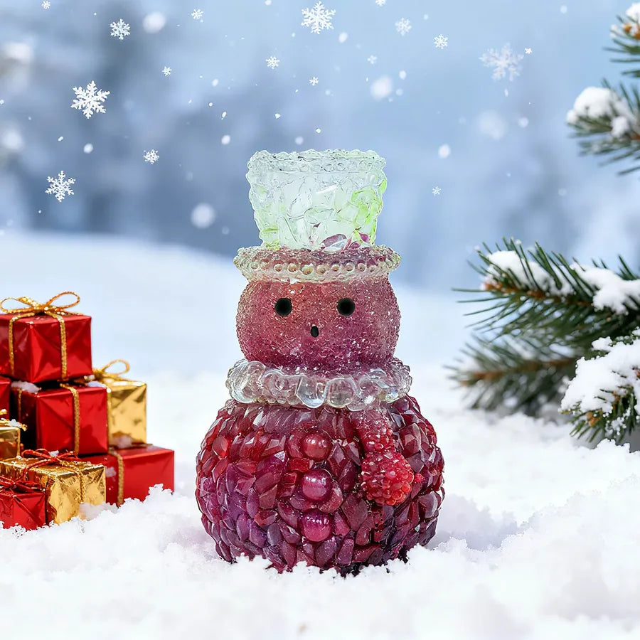 Snowman Silicone Mold for Resin | DIY Crystal Casting Mold