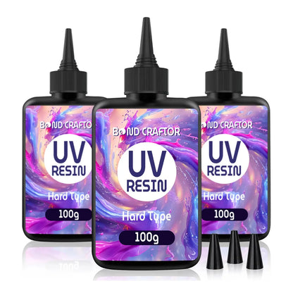 UV Resin 300g, Fast Curing Clear Epoxy Resin Hard Type for Jewelry Making, Craft, DIY - 1