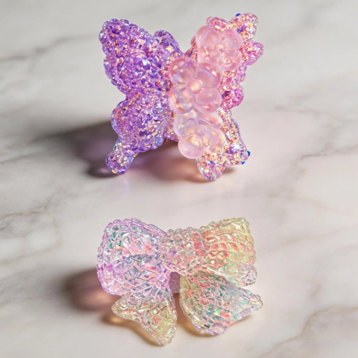 butterfly-resin-casting-molds-with-colorful-finished-pieces
